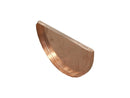 Copper Half Round Gutter Stop end (Fits inside Gutter)
