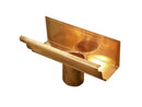 Copper Ogee Gutter Running Outlet
