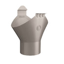 Lindab Steel Half Round Gutter Outlet - 87mm Outlet