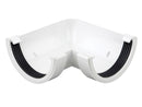 0T003- Osma 112mm Half Round Gutter 90 Degree Angle