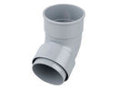 0T025 - Osma Round 68mm Downpipe Offset Bend Socket 112.5 Degree