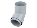 0T026 - Osma Round 68mm Downpipe Offset Bend Spigot 112.5 Degree