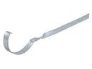 0T246B - Osma 112mm Half Round Side Rafter Bracket - Galvanised Steel