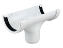 0T624 - Osma 112mm Half Round Running Outlet - Connects to 68mm Round Downpipe