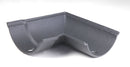 Cast Iron Beaded Half Round 90 Degree Angle Right Hand