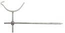 Steel Beaded Half Round Rise & Fall Bracket
