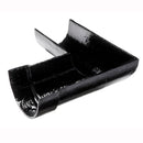 Cast Iron Deep Half Round 90 Degree Angle Left Hand