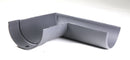 Cast Iron Deep Half Round 90 Degree Angle Right Hand