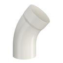 Lindab Steel Round Pipe Bend with Socket - 45 Degree