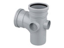 4S190 -Osma Downpipe S/S Single Branch 87.5 Degree