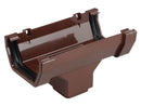 4T806 - Osma 100mm Square line Running Outlet - Connects to 61mm Square Downpipe
