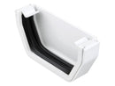 4T811 - Osma 100mm Square Line Gutter External Stopend