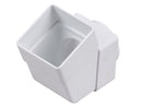 4T825 - Osma Square 61mm Downpipe Offset Bend Socket 112.5 Degree