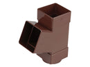 4T835 - Osma 61mm Square Downpipe Branch 67.5 Degree