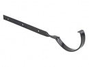 5T596B - Osma 125mm x 64mm Half Round Side Rafter Bracket - PVC Coated Steel
