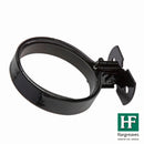 Zinc Plated Round Pipe Bracket- Screw to wall