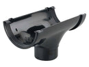 6T606 - Osma 150mm x 74mm Roof Line Running Outlet - Connects to 110mm Round Downpipe