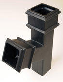BR518CI- Brett Martin "Cast Iron Style" 65mm Square Branch - 112.5 Degree