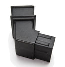BR809CI- Brett Martin "Cast Iron Style" 100mm x 75mm Rectangular Bend - 112.5 Degree