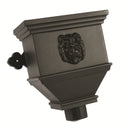 BRH84LNCI- Brett Martin "Cast Iron Style" Bath Hopper Lion - 100mm x 75mm Outlet