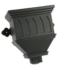 BRH84WICI- Brett Martin "Cast Iron Style" Bath Hopper Windowed - 100mm x 75mm Outlet