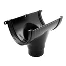 GE523H - Marley Alutec Evolve 128mm Deepflow Outlet - 76mm - Heritage Black