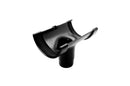 GT522H - Marley Alutec Evolve 123mm H/R Running Outlet 63mm- Heritage Black