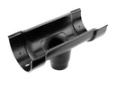 Alumasc Heritage Cast Aluminium Beaded Deep Run Running Outlet - 75mm Outlet
