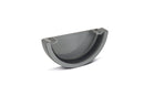 RWE1- Marshall Tufflex Half Round 114mm Gutter Stopend External