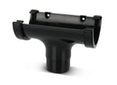 RWO1- Marshall Tufflex Half Round 114mm Gutter Running Outlet - To Fit 68mm Round Pipe