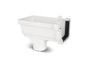 RWKO3- Marshall Tufflex Universal Plus Gutter Stopend Outlet L/H - To Fit 68mm Round or 65mm square Pipe