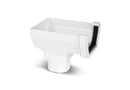 RWSO2 - Marshall Tufflex Square Line 114mm Gutter Stopend Outlet - To Fit 65mm Square