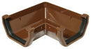 RAS1 - Floplast 114mm Square Line Gutter 90 Degree Angle