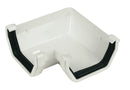 RAS1 - Floplast 114mm Square Line Gutter 90 Degree Angle