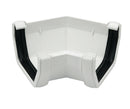 RAS2 - Floplast 114mm Square Line Gutter 135 Degree Angle