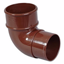 RB1 -Floplast Round 68mm Downpipe Offset Bend 92.5 Degree