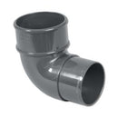 RB1 -Floplast Round 68mm Downpipe Offset Bend 92.5 Degree