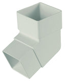 RBS2 - Floplast 65mm Square Pipe Offset Bend - 112.5 Degree
