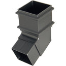 RBS6CI - Floplast "Cast Iron" Style Square 65mm Downpipe Offset Set Bend 112.5 Degree x 65mm