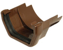 RDS5 -Floplast 114mm Square Line to Cast Iron Half Round Connector