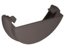RE1 - Floplast 112mm Half Round Gutter External Stopend