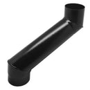 RE3925H- Marley Alutec Evolve 76mm Flush fit 2 Part Adj Offset 90mm -250mm- Heritage Black