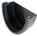 REH1CI - Floplast "Cast Iron" Style 115mm Hi-Cap Gutter Gutter External Stopend