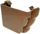 REN1- Floplast 110mm Niagara Gutter External Stopend - Left Hand