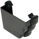 REN1CI- Floplast "Cast Iron" Style Niagara Gutter External Stopend - Left Hand