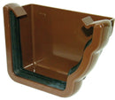 REN2 - Floplast 110mm Niagara Gutter External Stopend - Right Hand