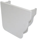 REN3 - Floplast 110mm Niagara Gutter Internal Stopend - Left Hand