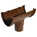 ROH1 - Floplast 115mm Hi-Cap Running Outlet - Connects to 68mm Round Downpipe