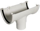 ROH4 -Floplast 115mm Hi-Cap Running Outlet - Connects to 80mm Round Downpipe