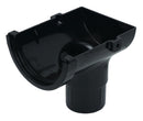 ROM2 -Floplast 76mm MiniFlo Stopend Outlet - Connects to 50mm Round Downpipe